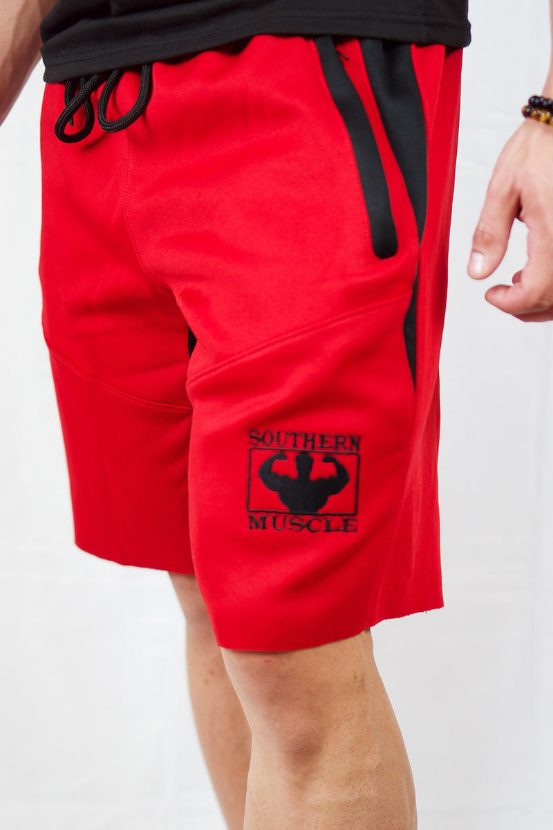 Men's Gym Shorts with Side Zipper Pockets