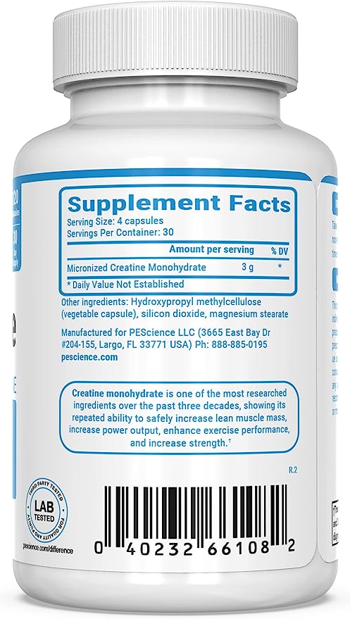 PEScience TRUCREATINE CAPSULES Capsules