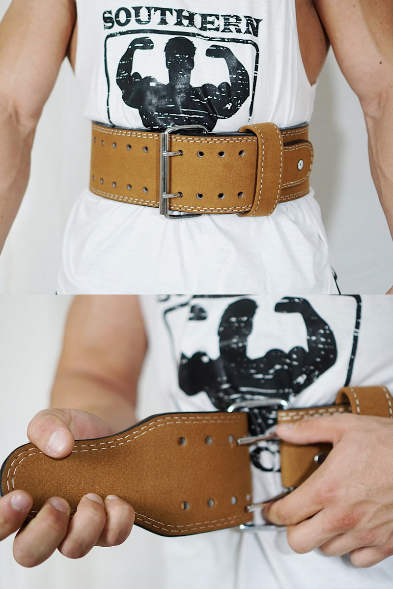 10mm lever leather Belt