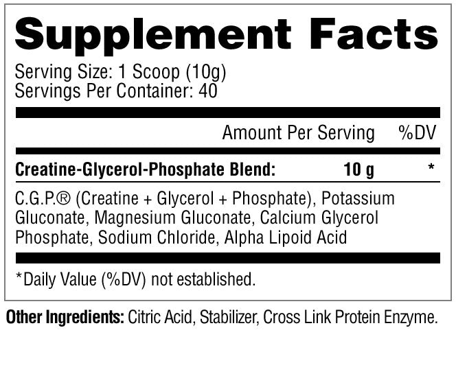 Metabolic Nutrition CGP